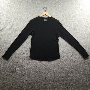 Lita‎ by Ciara Love Ribbed Cotton Organza Top Black XL